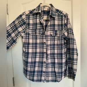 UNISEX Blue/White Flannel